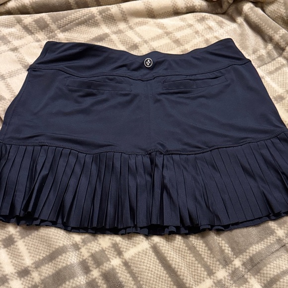 Jofit Athletic Navy Pleated Mini Skirt (Size M) - Picture 2 of 4